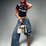 Azha | Brown & White