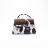 Azha Mini | Brown & White