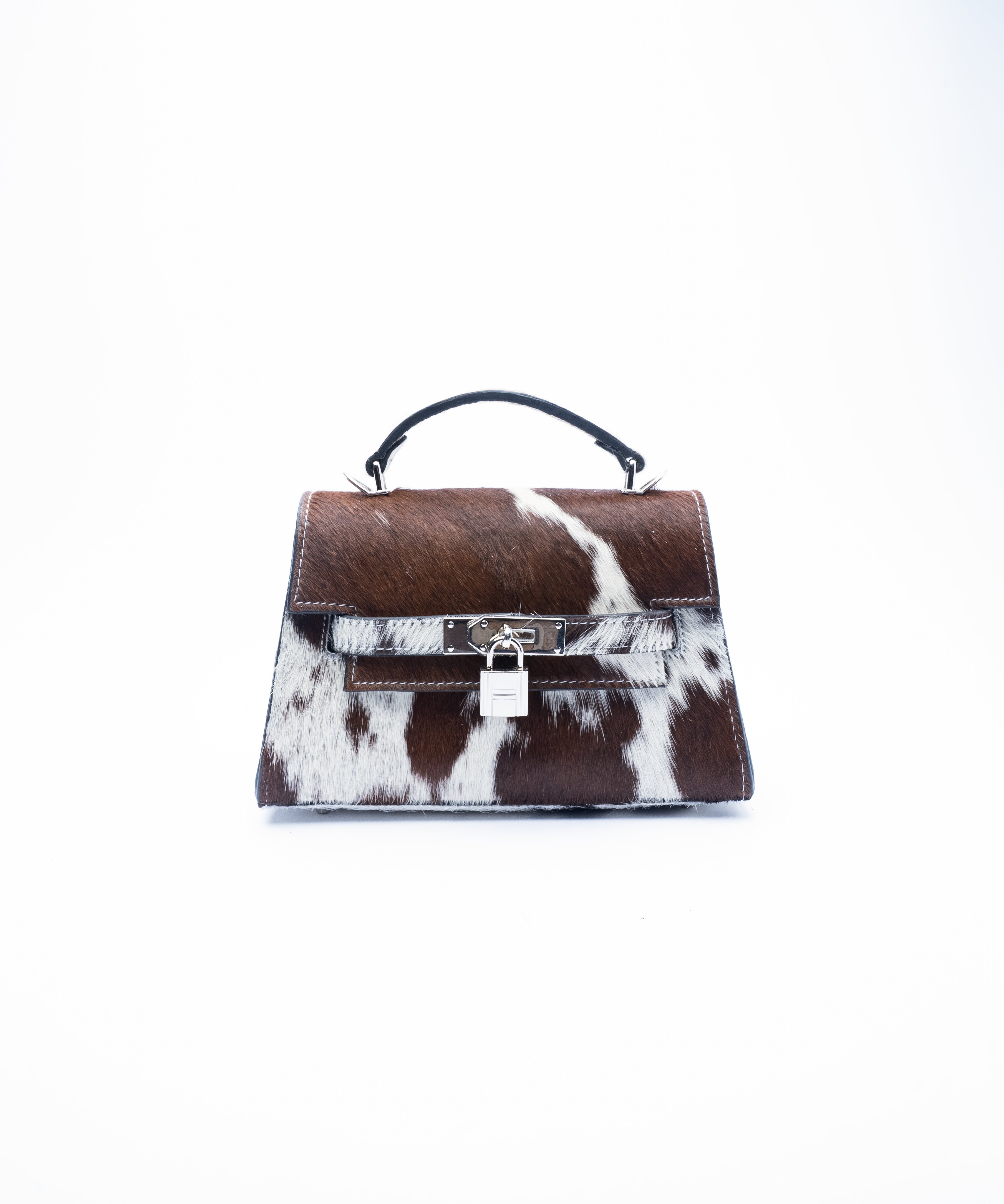 Azha Mini | Brown & White