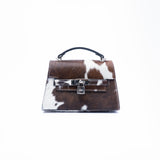 Azha Mini | Brown & White