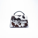 Azha Mini | Brown & White