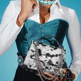 Azha Mini | Black & White Speckled
