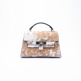 Azha Mini | Brown & White Speckled
