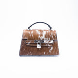 Azha Mini | Brown & White Speckled